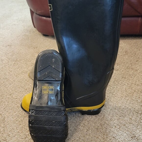 LaCrosse Economy Knee 16” Steel Toe Rubber Work Boots Men’s 10 - Picture 5 of 11